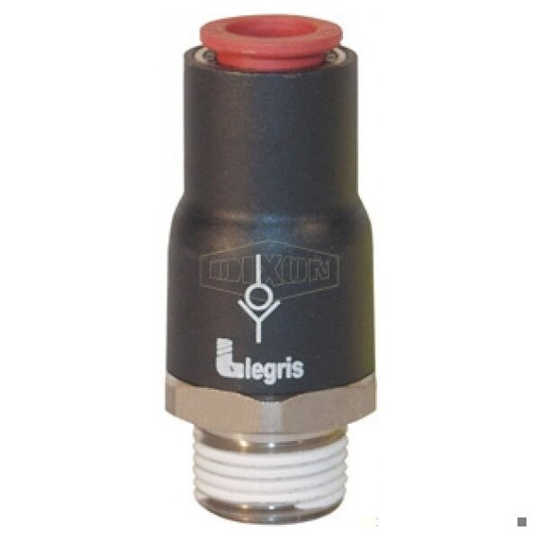 Dixon Legris by In-Line Check Valve, 1/4 in, MNPT x Tube, Nylon Body 79955614 - main